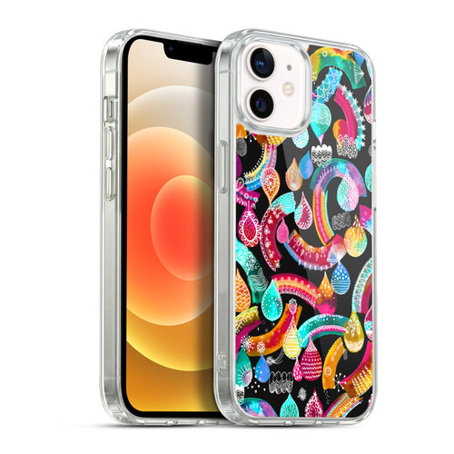 Ninola Watercolor Prints Rainbow Lace Soft Gel Case for Apple iPhone 12 / iPhone 12 Pro & MagSafe