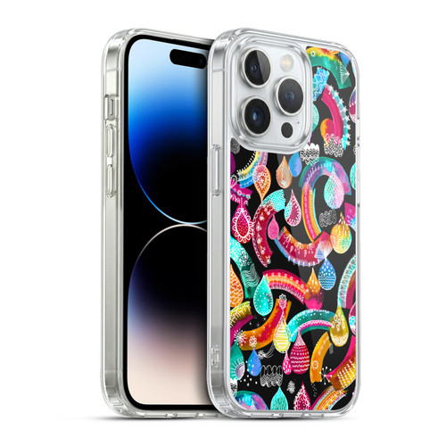 Ninola Watercolor Prints Rainbow Lace Soft Gel Case for Apple iPhone 13 Pro & MagSafe
