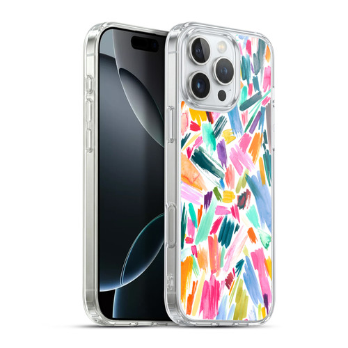 Ninola Watercolor Prints Scribble Soft Gel Case for Apple iPhone 16 Pro Max & MagSafe