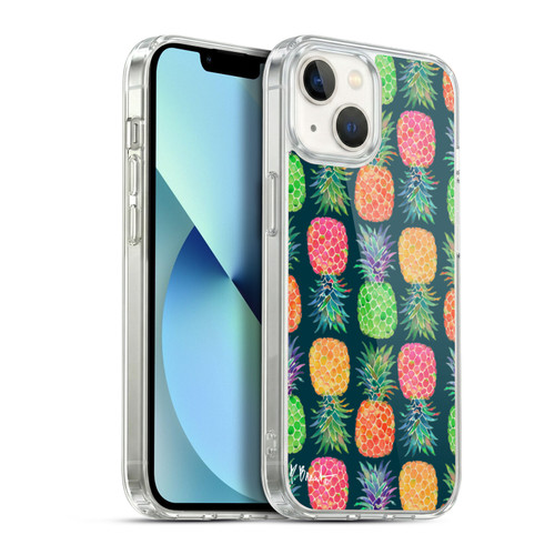 Paul Brent Wilderness Tahiti Pineapple Soft Gel Case for Apple iPhone 13