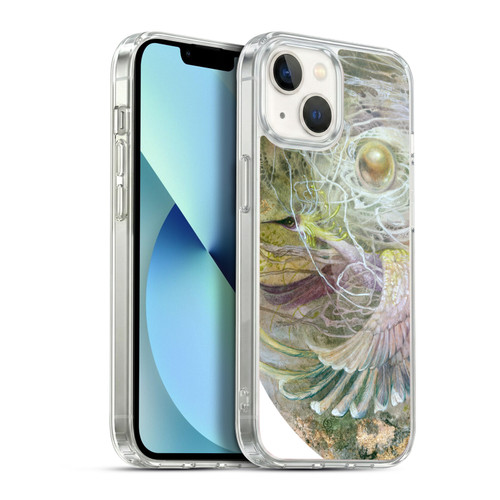 Stephanie Law Birds Unfurling Soft Gel Case for Apple iPhone 13
