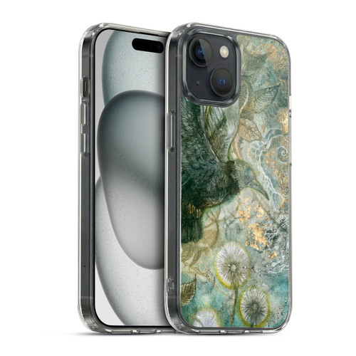 Stephanie Law Birds Detached Shadow Soft Gel Case for Apple iPhone 15 & MagSafe