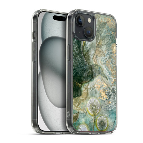 Stephanie Law Birds Detached Shadow Soft Gel Case for Apple iPhone 15 Plus & MagSafe