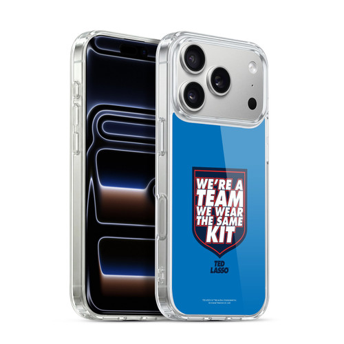 Ted Lasso Season 2 Graphics We're A Team Soft Gel Case for Apple iPhone 17 Pro