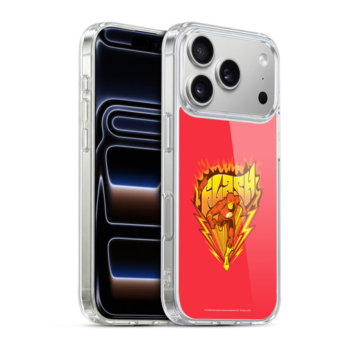 The Flash DC Comics Vintage Fastest Man Soft Gel Case for Apple iPhone 17 Pro