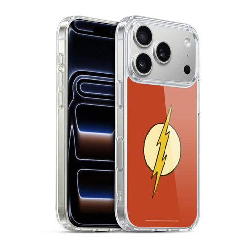The Flash DC Comics Vintage Logo Soft Gel Case for Apple iPhone 17 Pro