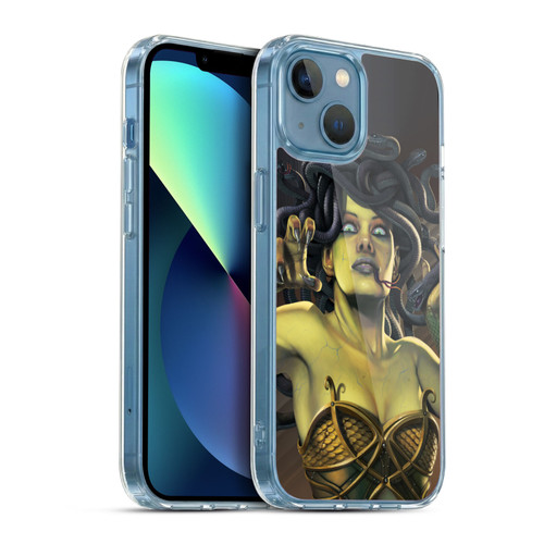 Vincent Hie Graphics Medusa Soft Gel Case for Apple iPhone 13 Mini & MagSafe