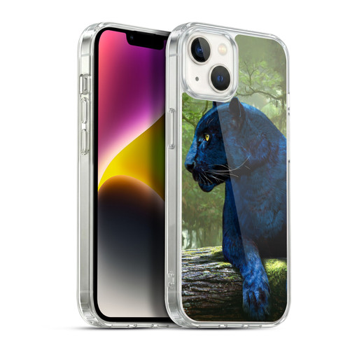 Vincent Hie Graphics Panther Soft Gel Case for Apple iPhone 14 Plus & MagSafe