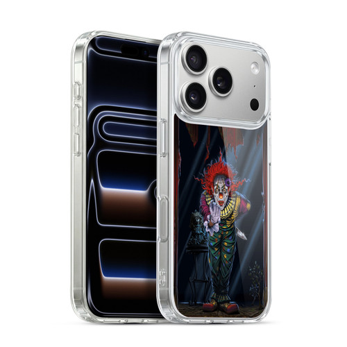 Vincent Hie Graphics Surprise Clown Soft Gel Case for Apple iPhone 17 Pro