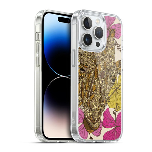 Valentina Animals And Floral Giraffe Soft Gel Case for Apple iPhone 13 Pro & MagSafe