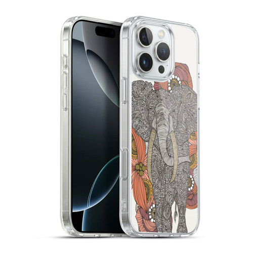 Valentina Animals And Floral Elephant Soft Gel Case for Apple iPhone 16 Pro Max & MagSafe