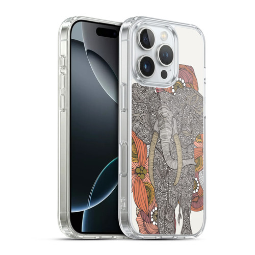 Valentina Animals And Floral Elephant Soft Gel Case for Apple iPhone 16 Pro & MagSafe