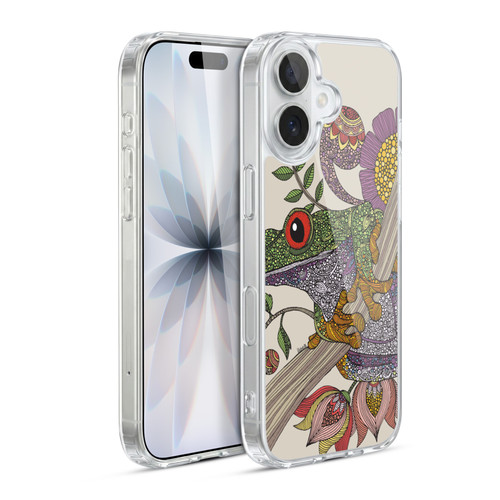 Valentina Animals And Floral Frog Soft Gel Case for Apple iPhone 17
