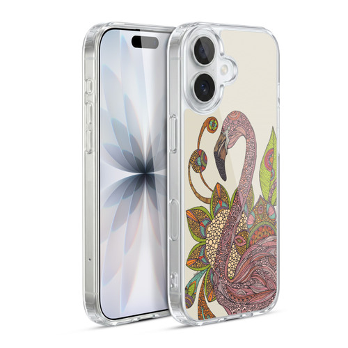 Valentina Animals And Floral Flamingo Soft Gel Case for Apple iPhone 17