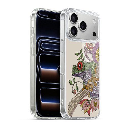 Valentina Animals And Floral Frog Soft Gel Case for Apple iPhone 17 Pro Max