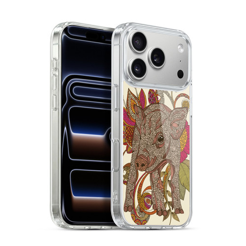 Valentina Nature and Floral Pig Soft Gel Case for Apple iPhone 17 Pro