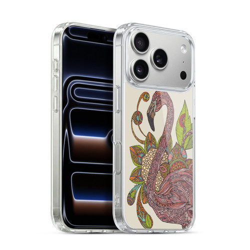 Valentina Nature and Floral Flamingo Soft Gel Case for Apple iPhone 17 Pro