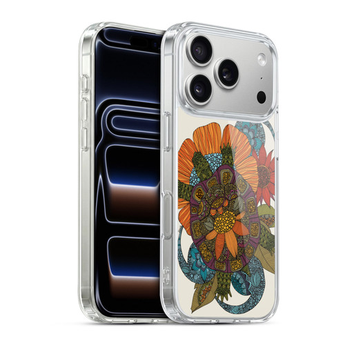 Valentina Animals And Floral Turtle 2 Soft Gel Case for Apple iPhone 17 Pro