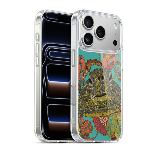 Valentina Animals And Floral Turtle Soft Gel Case for Apple iPhone 17 Pro