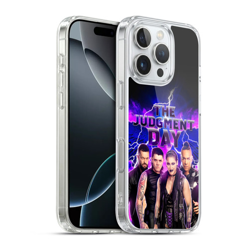 WWE The Judgment Day Finn, Damian, Rhea, Dominik Soft Gel Case for Apple iPhone 16 Pro & MagSafe