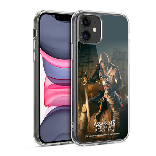 Assassin's Creed Black Flag Key Art Edward After Battle Soft Gel Case for Apple iPhone 11