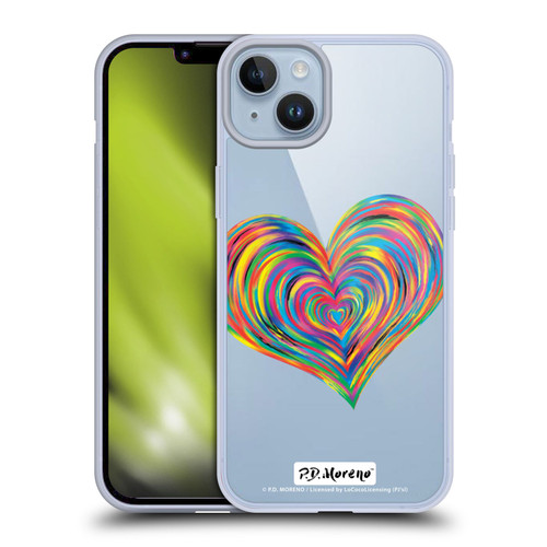 P.D. Moreno Assorted Design Heart Soft Gel Case for Apple iPhone 14 Plus & MagSafe