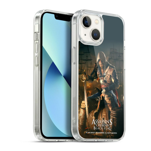 Assassin's Creed Black Flag Key Art Edward After Battle Soft Gel Case for Apple iPhone 13
