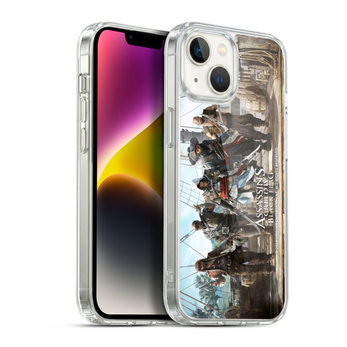 Assassin's Creed Black Flag Key Art Edward Group Soft Gel Case for Apple iPhone 14