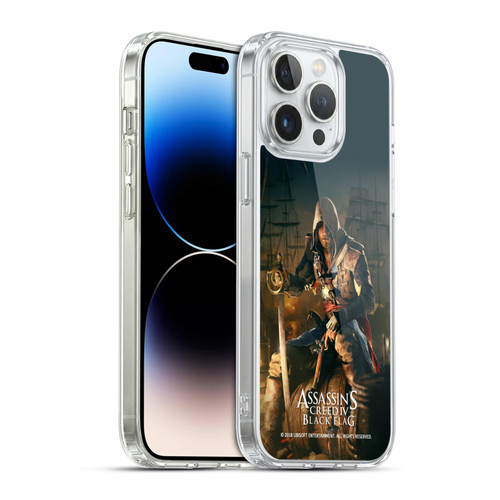 Assassin's Creed Black Flag Key Art Edward After Battle Soft Gel Case for Apple iPhone 14 Pro Max & MagSafe