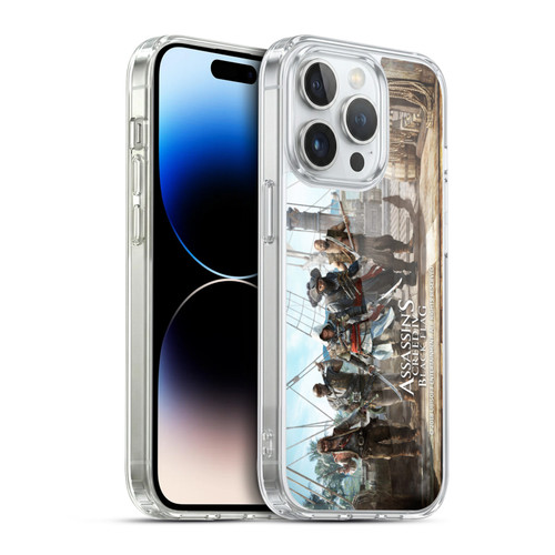 Assassin's Creed Black Flag Key Art Edward Group Soft Gel Case for Apple iPhone 14 Pro & MagSafe