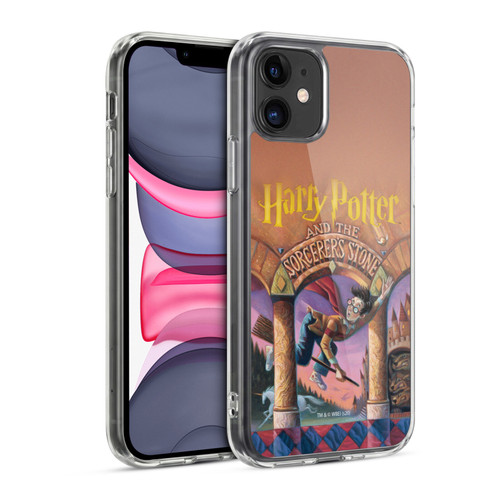 Harry Potter Literary Covers Sorcerer's Stone Soft Gel Case for Apple iPhone 11