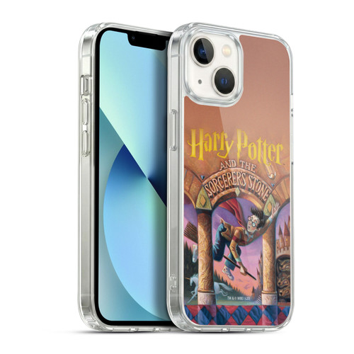 Harry Potter Literary Covers Sorcerer's Stone Soft Gel Case for Apple iPhone 13