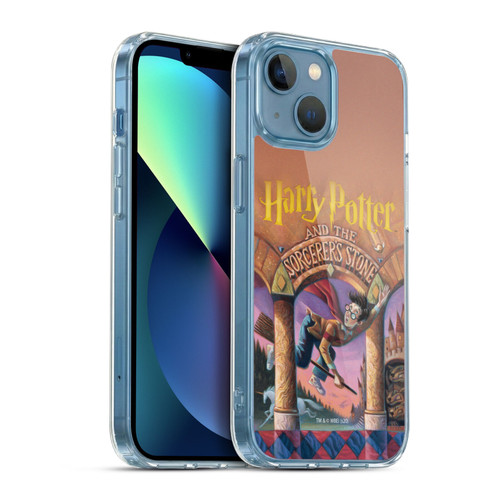 Harry Potter Literary Covers Sorcerer's Stone Soft Gel Case for Apple iPhone 13 Mini & MagSafe