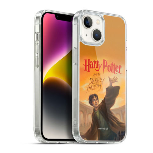 Harry Potter Literary Covers Deathly Hallows Soft Gel Case for Apple iPhone 14