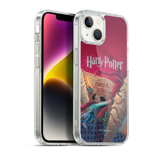 Harry Potter Literary Covers Chamber Of Secrets Soft Gel Case for Apple iPhone 14 Plus & MagSafe