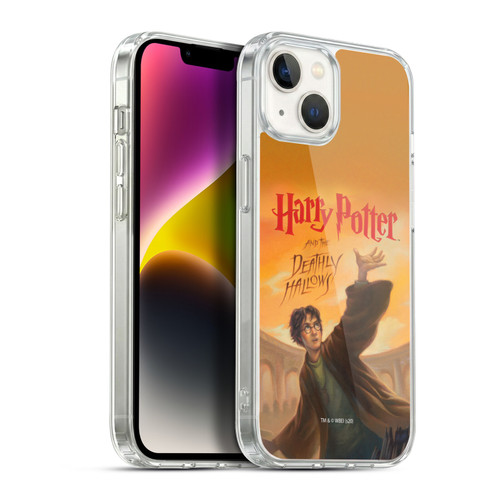 Harry Potter Literary Covers Deathly Hallows Soft Gel Case for Apple iPhone 14 Plus & MagSafe