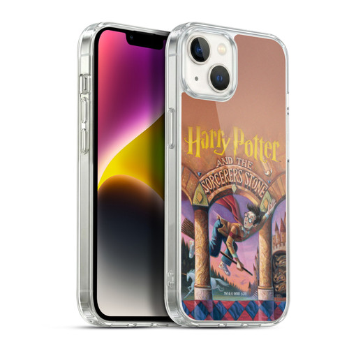 Harry Potter Literary Covers Sorcerer's Stone Soft Gel Case for Apple iPhone 14 Plus & MagSafe