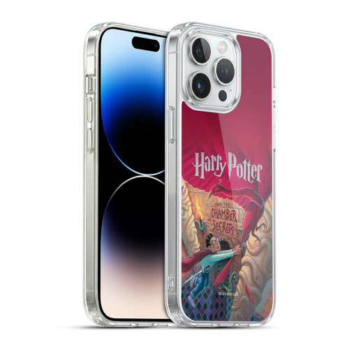 Harry Potter Literary Covers Chamber Of Secrets Soft Gel Case for Apple iPhone 14 Pro Max & MagSafe