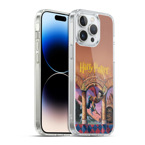 Harry Potter Literary Covers Sorcerer's Stone Soft Gel Case for Apple iPhone 14 Pro Max & MagSafe