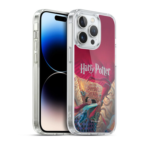 Harry Potter Literary Covers Chamber Of Secrets Soft Gel Case for Apple iPhone 14 Pro & MagSafe