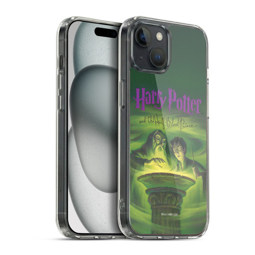 Harry Potter Literary Covers Half-Blood Prince Soft Gel Case for Apple iPhone 15 Plus & MagSafe