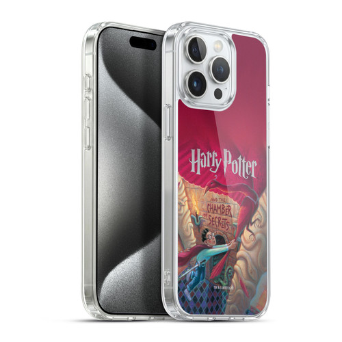 Harry Potter Literary Covers Chamber Of Secrets Soft Gel Case for Apple iPhone 15 Pro Max & MagSafe