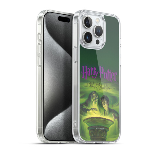 Harry Potter Literary Covers Half-Blood Prince Soft Gel Case for Apple iPhone 15 Pro Max & MagSafe