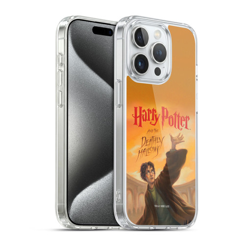 Harry Potter Literary Covers Deathly Hallows Soft Gel Case for Apple iPhone 15 Pro & MagSafe