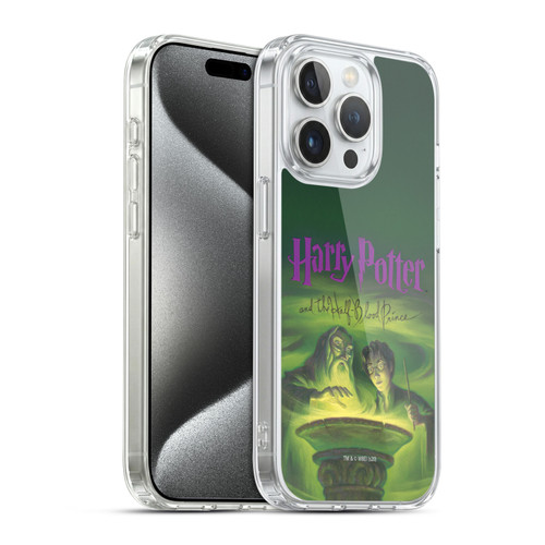 Harry Potter Literary Covers Half-Blood Prince Soft Gel Case for Apple iPhone 15 Pro & MagSafe
