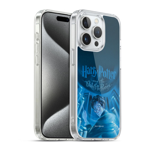 Harry Potter Literary Covers Order Of The Phoenix Soft Gel Case for Apple iPhone 15 Pro & MagSafe