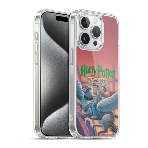 Harry Potter Literary Covers Prisoner Of Azkaban Soft Gel Case for Apple iPhone 15 Pro & MagSafe