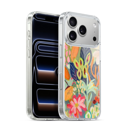 Suzanne Allard Floral Art Joyful Garden Abstract Soft Gel Case for Apple iPhone 17 Pro