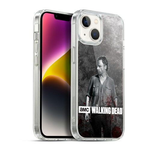 AMC The Walking Dead Gore Rick Grimes Soft Gel Case for Apple iPhone 14