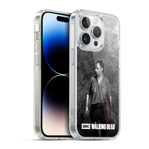 AMC The Walking Dead Gore Rick Grimes Soft Gel Case for Apple iPhone 14 Pro & MagSafe
